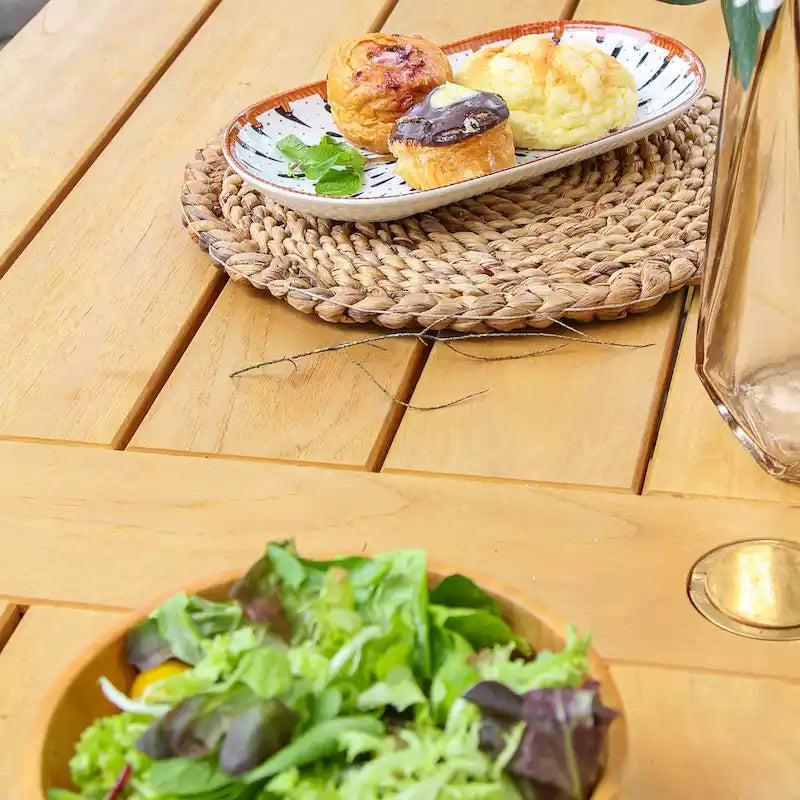 Cambridge Casual Belmont 7-Piece Teak Outdoor Dining Set