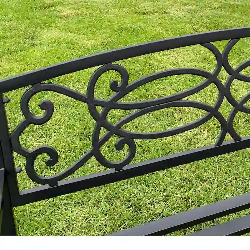 Lotus Home Garden Bench - 34  H x 50  W x 24  D