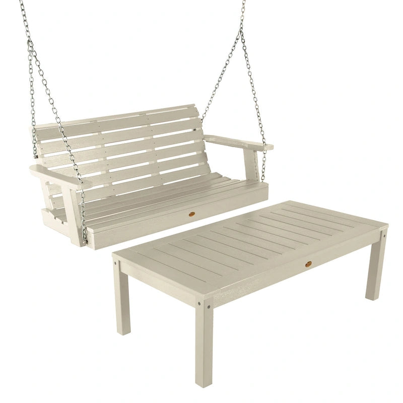 HIGHWOOD Weatherly 4-Foot Swing and Coffee Table