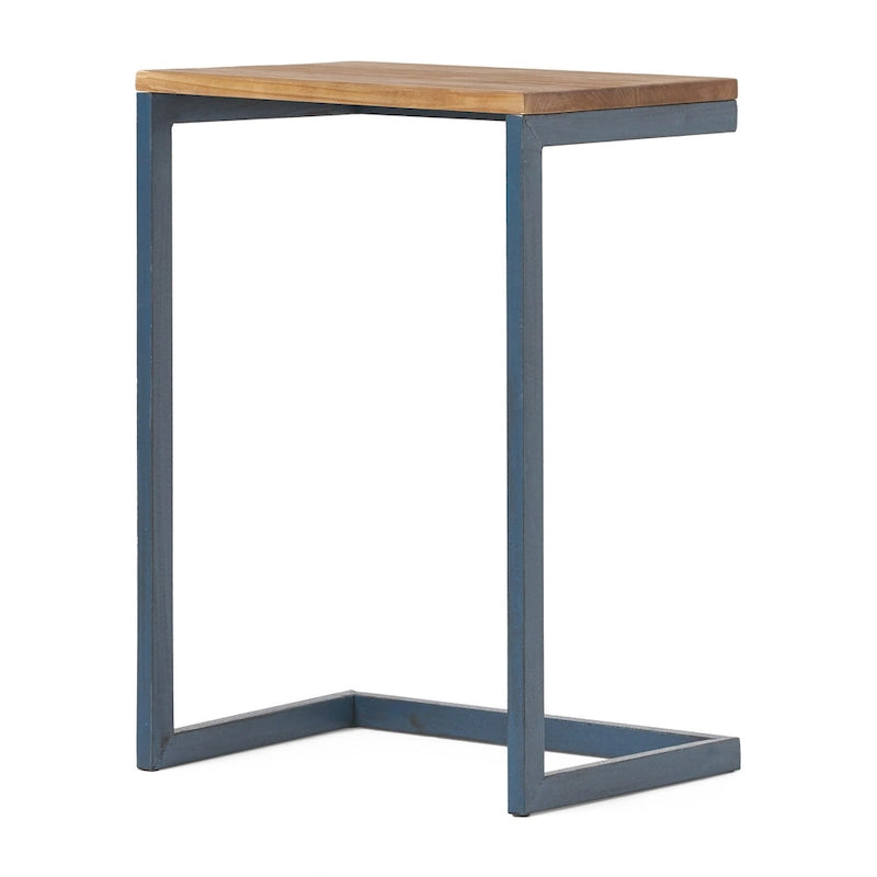 Christopher Knight Home Kora Outdoor Antique Firwood C-Shaped Accent Table