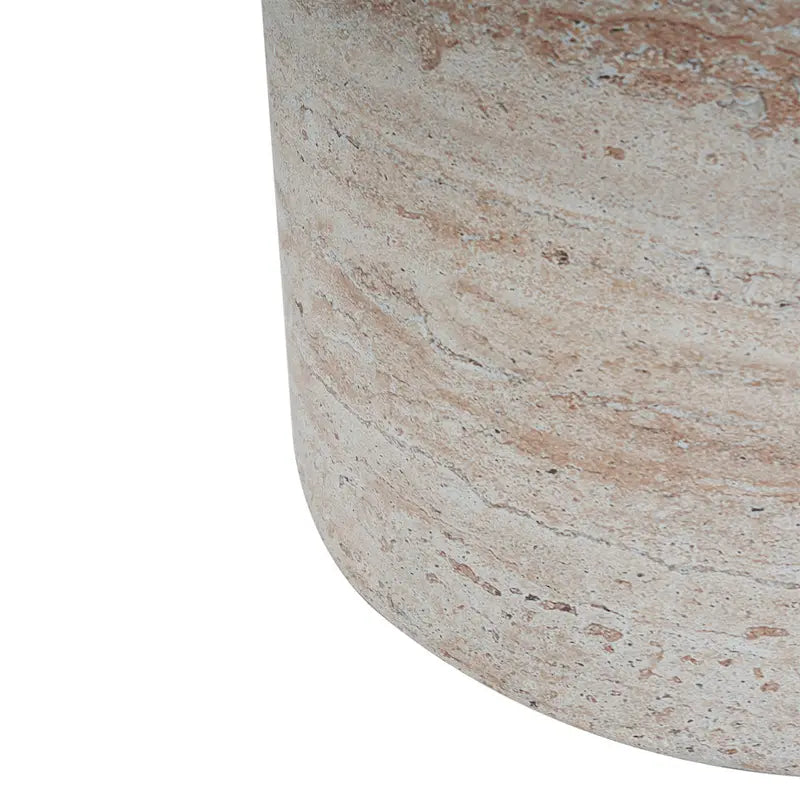 Akin Outdoor Lightweight Concrete Side Table by Christopher Knight Home