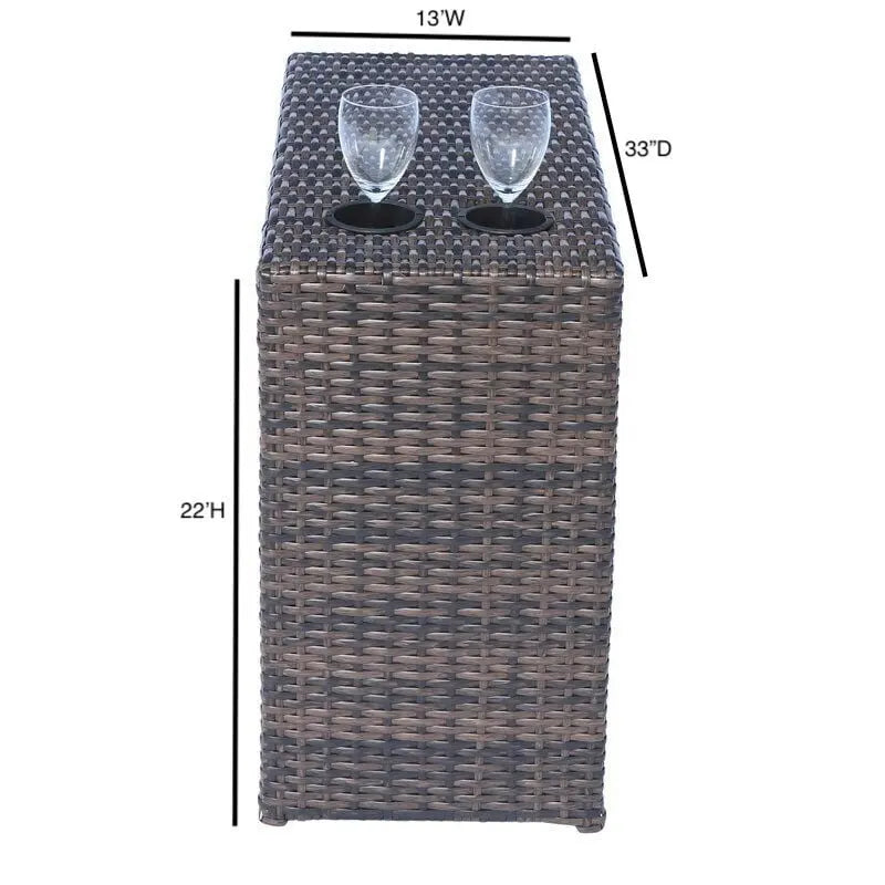 LSI Wicker Side Table