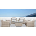 Marina Grey Wicker 5-piece Club Set