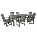 Lehigh 7-piece Outdoor Dining Set - 42  x 84  Table, Dining Height