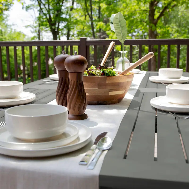 Lehigh 7-piece Outdoor Dining Set - 42  x 84  Table, Dining Height
