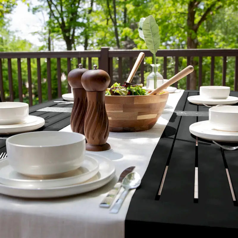 Lehigh 7-piece Outdoor Dining Set - 42  x 84  Table, Dining Height