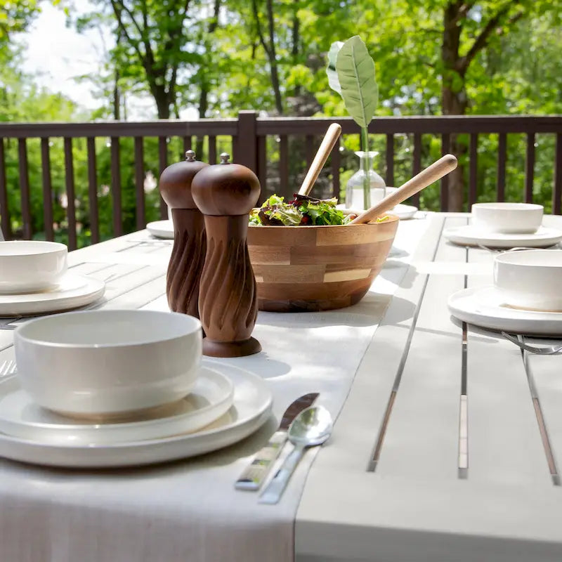 Lehigh 7-piece Outdoor Dining Set - 42  x 84  Table, Dining Height