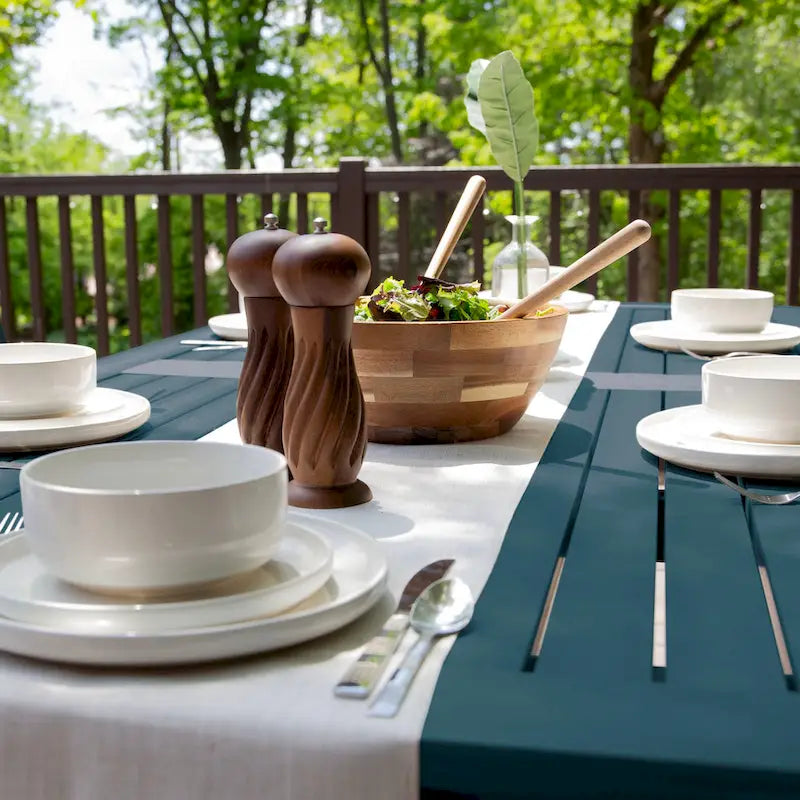 Lehigh 7-piece Outdoor Dining Set - 42  x 84  Table, Dining Height