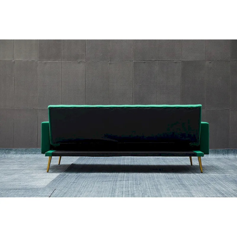 75" Tufted Velvet Convertible Sleeper Sofa - Multiple Colors