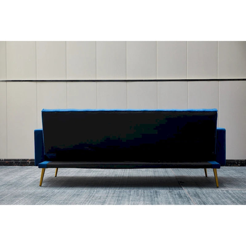 75" Tufted Velvet Convertible Sleeper Sofa - Multiple Colors