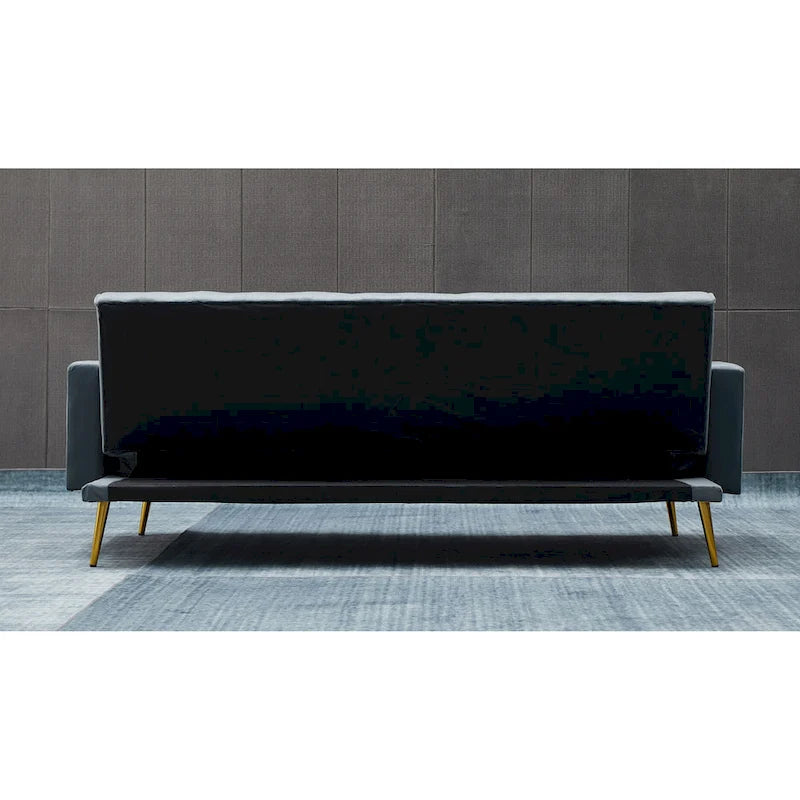 75" Tufted Velvet Convertible Sleeper Sofa - Multiple Colors