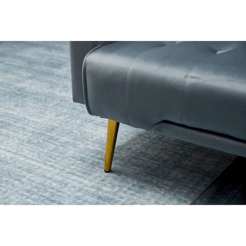 75" Tufted Velvet Convertible Sleeper Sofa - Multiple Colors