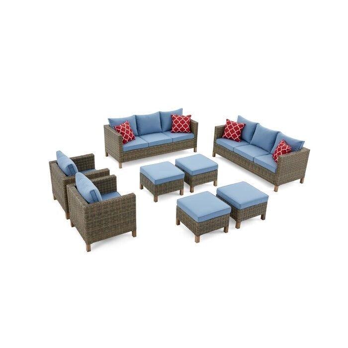 8 Piece Sectional Seating Group with Cushions