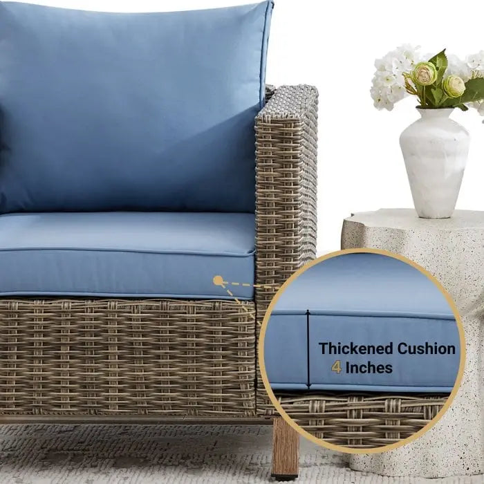 8 Piece Sectional Seating Group with Cushions