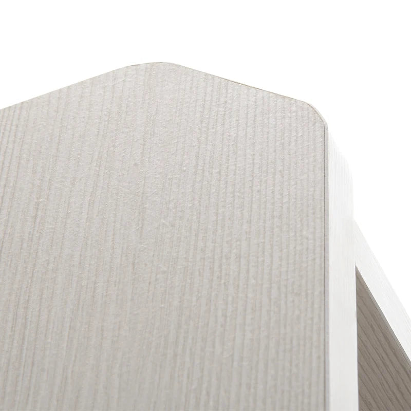 Rustic Hall Tree with Shoe Storage Bench and Coat Rack - Brown and White