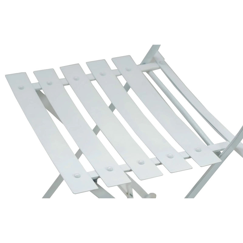 Folding Metal Bistro Chair, Set of 2