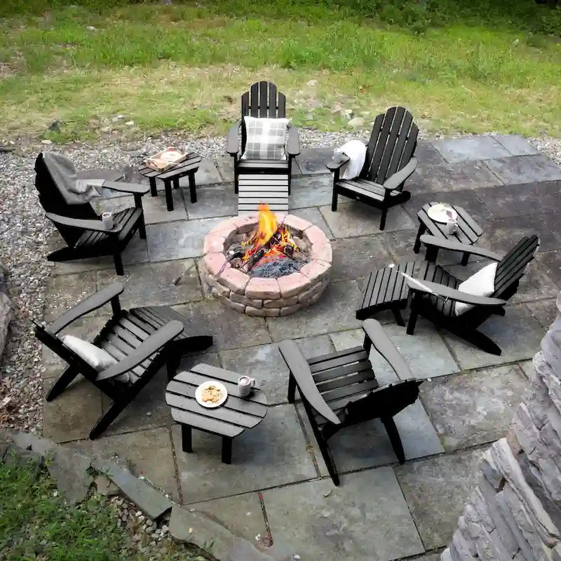 HIGHWOOD 12-Piece Adirondack Patio Conversation Set
