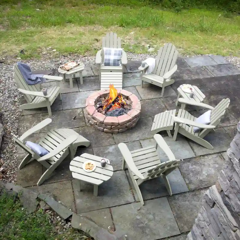 HIGHWOOD 12-Piece Adirondack Patio Conversation Set