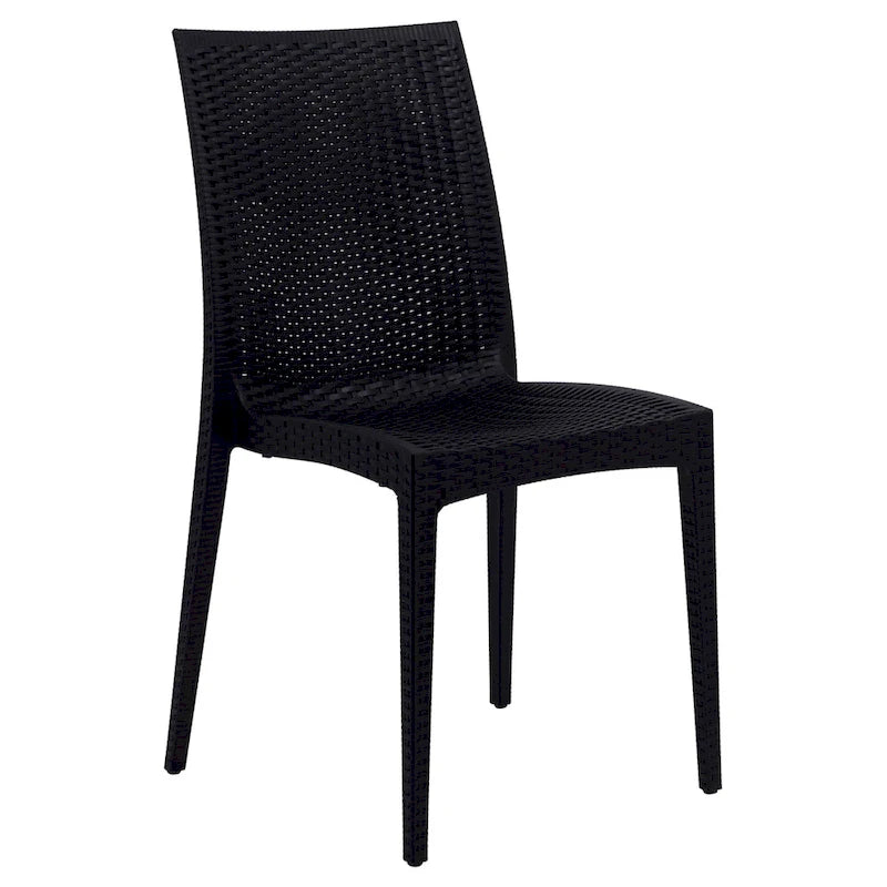 LeisureMod Mace 7-Piece Outdoor Dining Set with 4 Chairs 2 Arm Chairs - 28