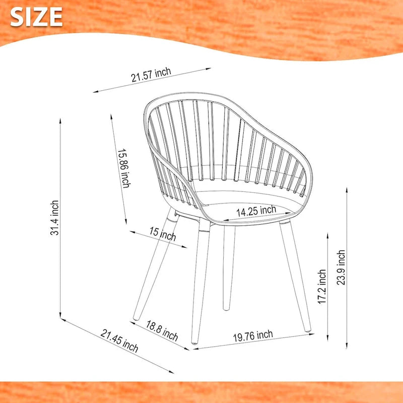 Amazonia Champs 9pc Outdoor FSC Certified Wood Outdoor Patio Dining Set