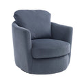 360° Swivel Barrel Accent Chair - Corduroy, Chenille, Boucle for 1