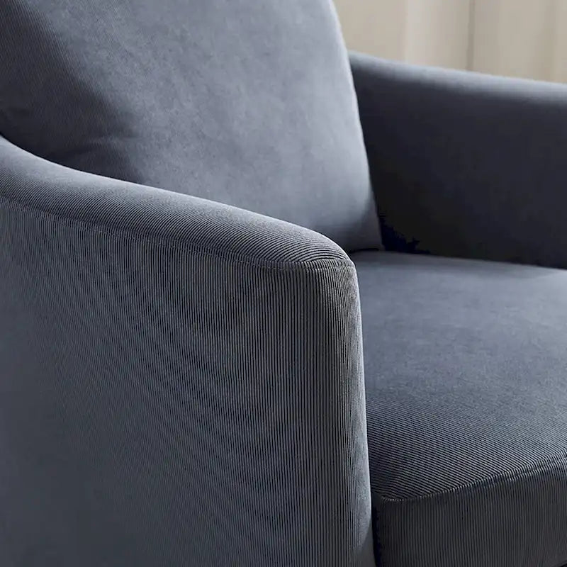 360° Swivel Barrel Accent Chair - Corduroy, Chenille, Boucle for 1