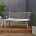 Calvin 46.5  Love Seat Gray by Real Flame