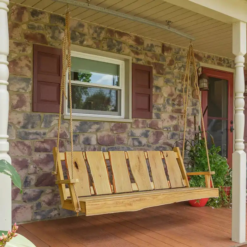Live Edge Locust Wood Timberland Swing