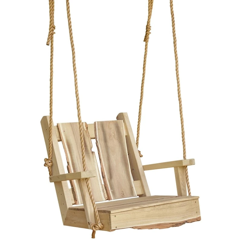 Live Edge Locust Wood Timberland Swing
