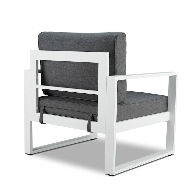 Baltic Chairs (Set of 2) in White by Real Flame