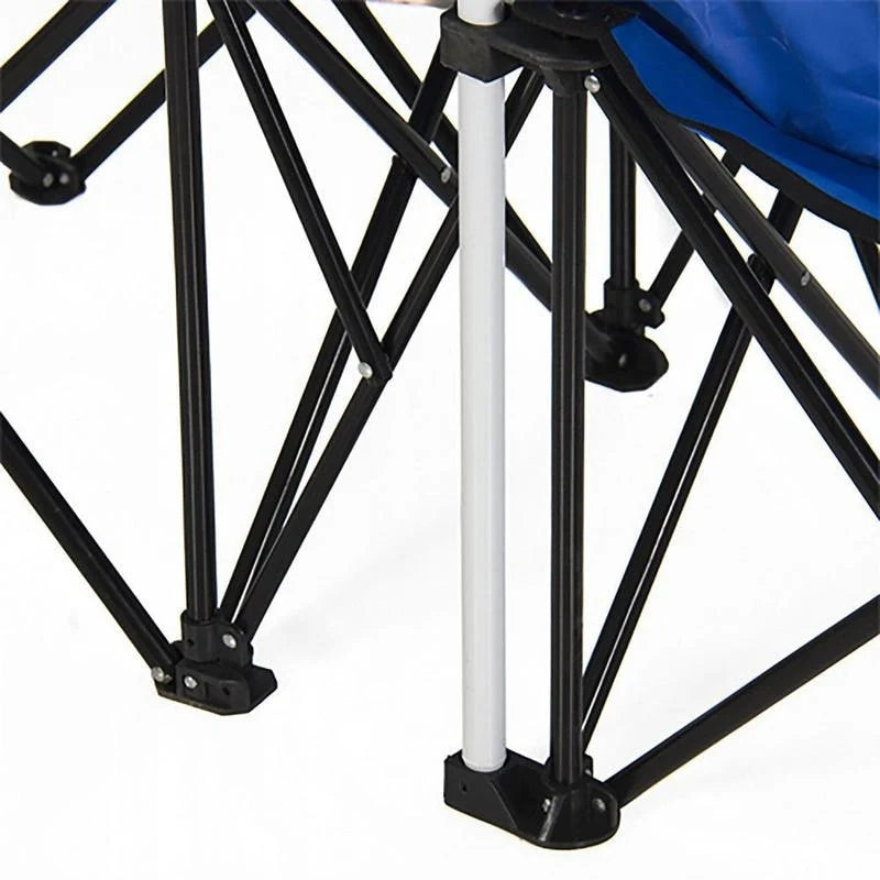 Double Picnic Beach Camping Folding Chair/Cooler Set