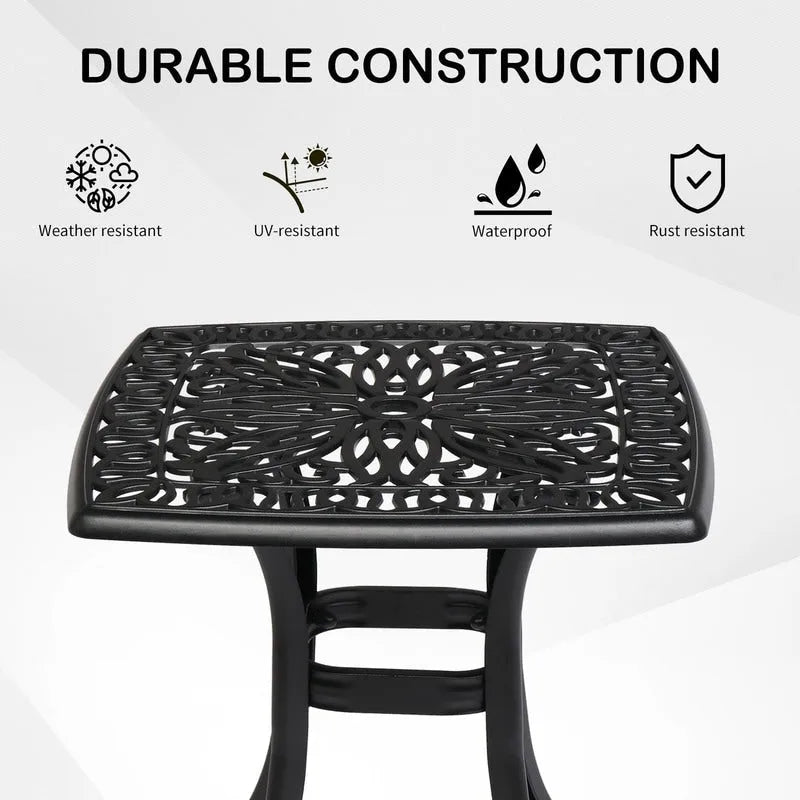 21  Cast Aluminum Outdoor Patio Dining Table
