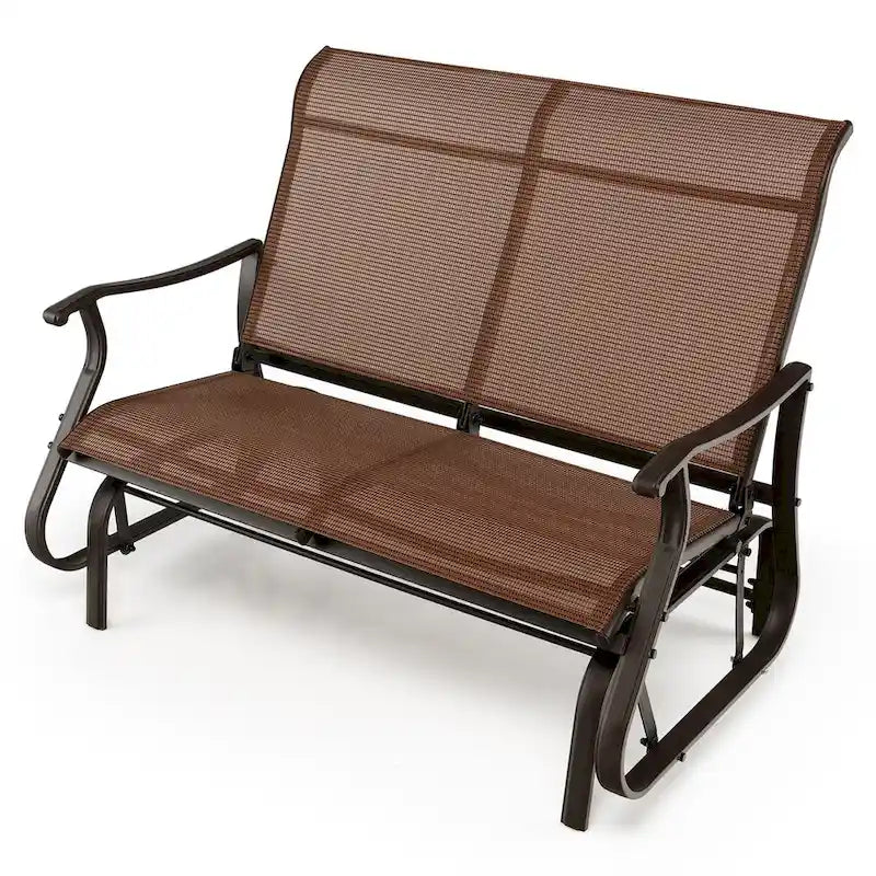 Costway 2-Person Patio Swing Glider Bench Loveseat Rocking Chair High - See Details