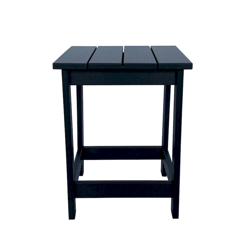 Mason Poly Resin Eco-Friendly All-Weather Square Patio Side Table