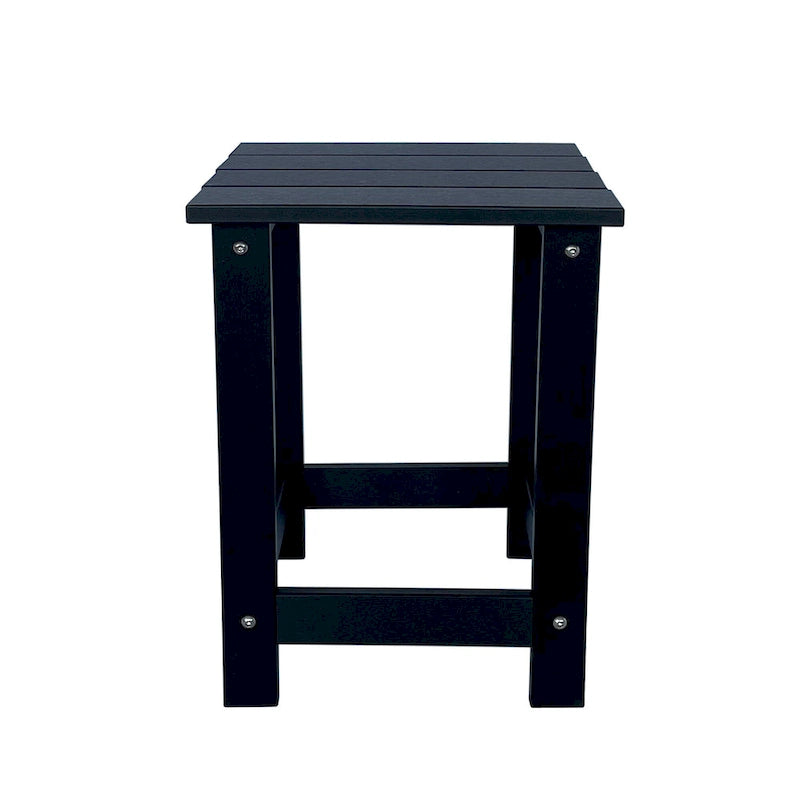 Mason Poly Resin Eco-Friendly All-Weather Square Patio Side Table