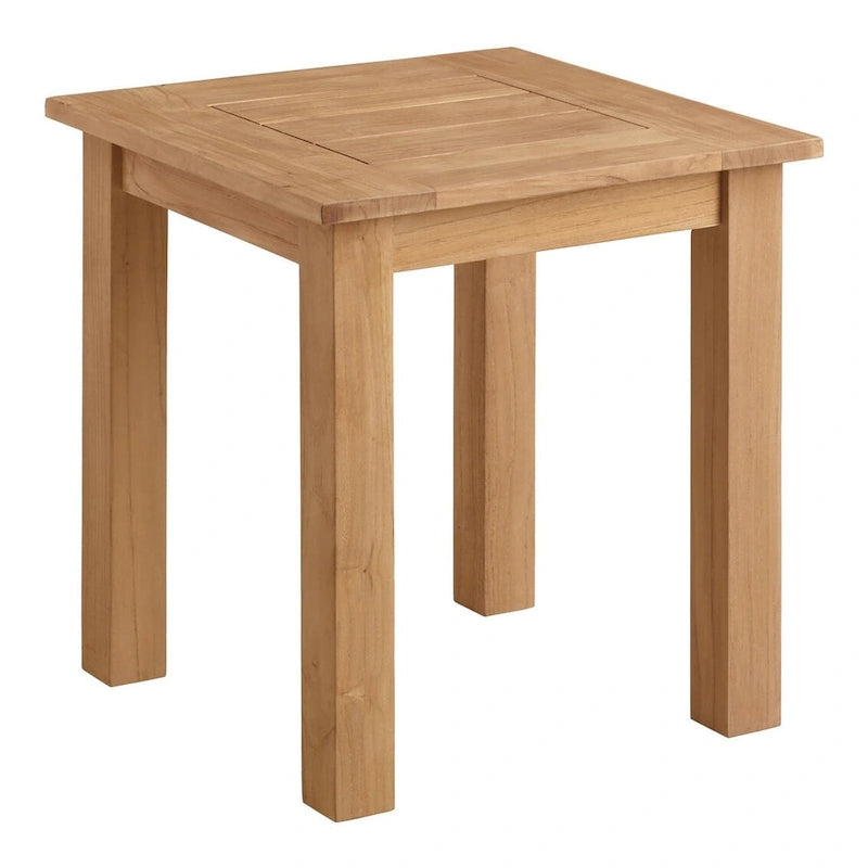 Clermont Outdoor Solid Teak Wood 5 Piece Patio Conversation Set
