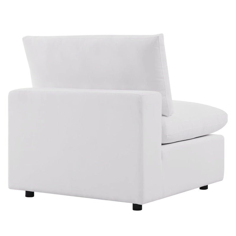Commix 5-Piece Outdoor Patio Armless Sectional Sofa