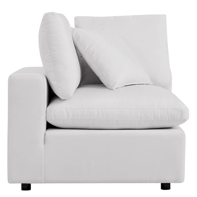 Commix 5-Piece Outdoor Patio Armless Sectional Sofa