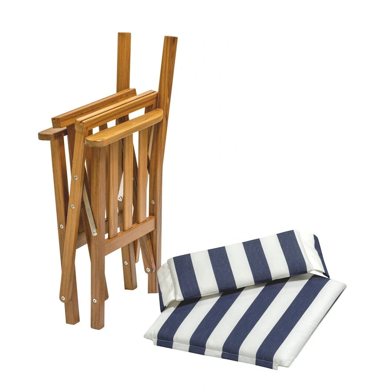 Director's Chair II with Cushion Seat Covers - 19-3/4  W x 35-1/2  x 24-1/2  D