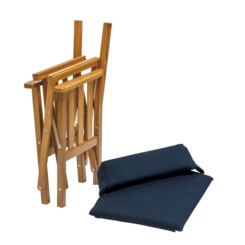 Director's Chair II with Cushion Seat Covers - 19-3/4  W x 35-1/2  x 24-1/2  D