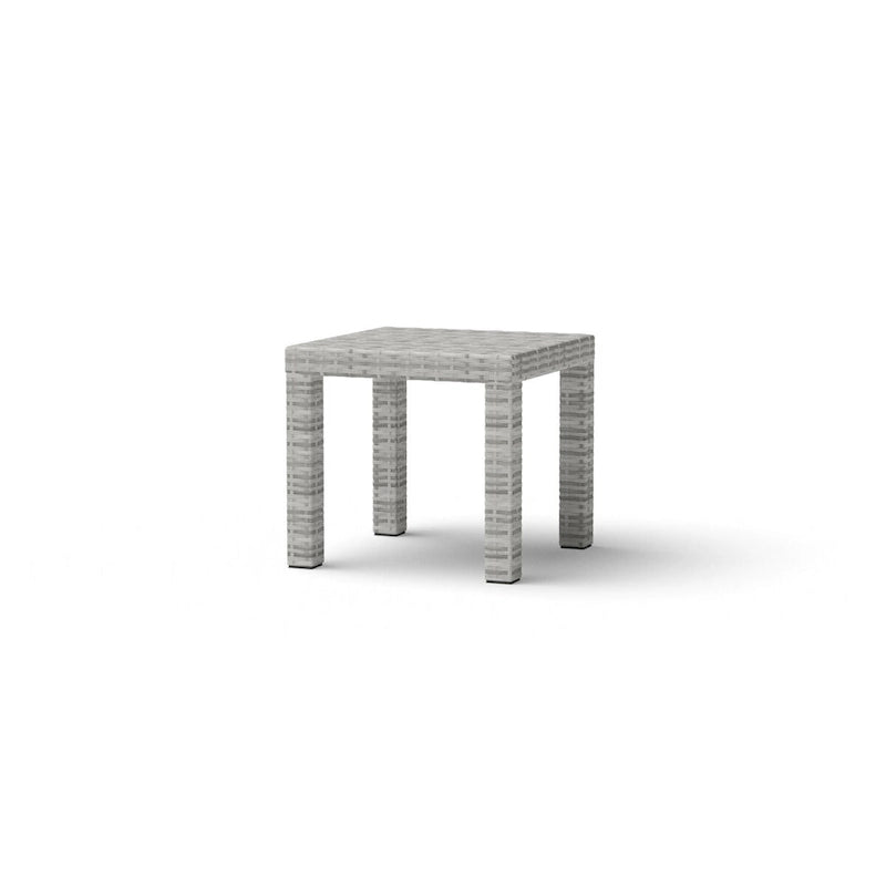 Cannes 3 Piece Aluminum Outdoor Patio Club Chairs & Side Table
