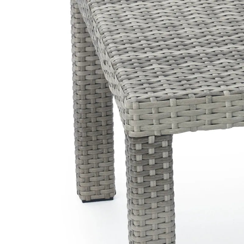 Cannes 3 Piece Aluminum Outdoor Patio Club Chairs & Side Table