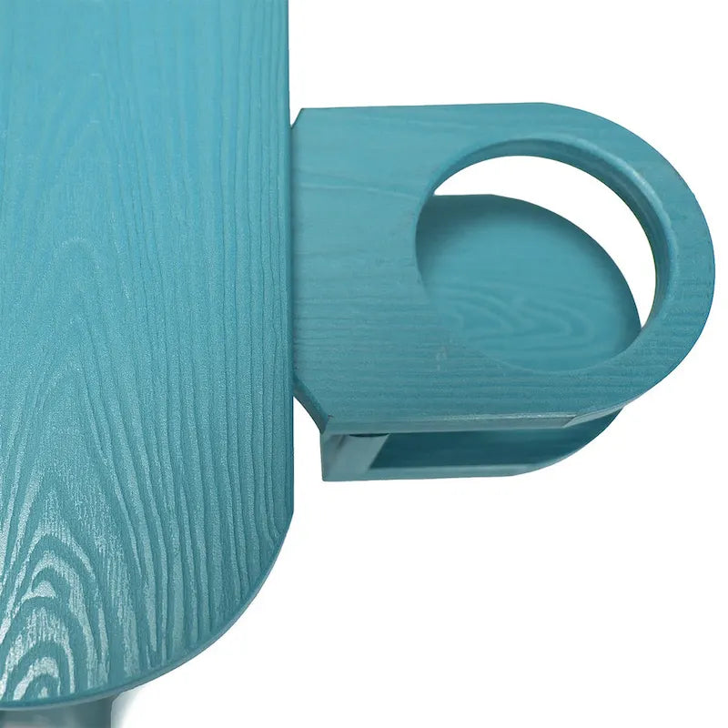 LUE BONA Plastic Poly Weather Resistant Outdoor Patio Adirondack Chair 2-Pack - 35 D x 30 W x 36.2 H