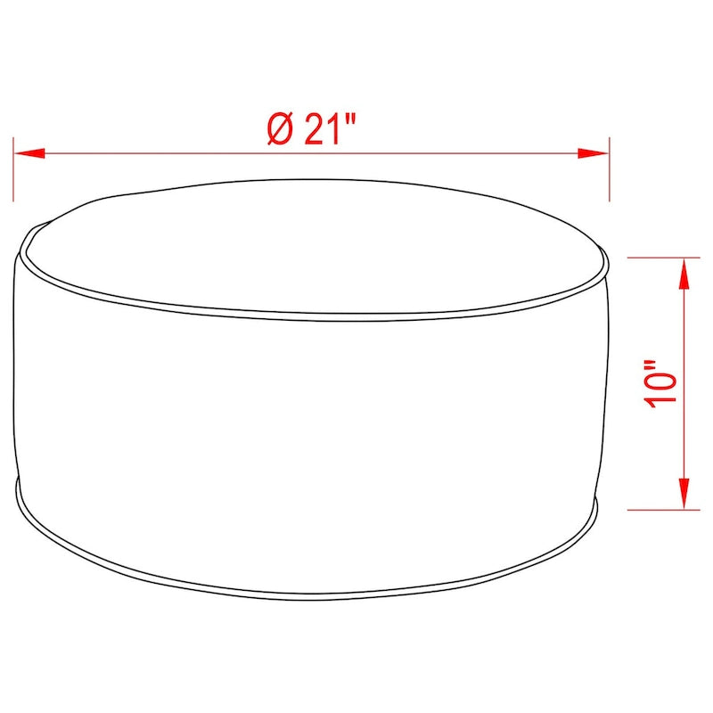 Indoor/Outdoor Inflatable Stool Ottoman
