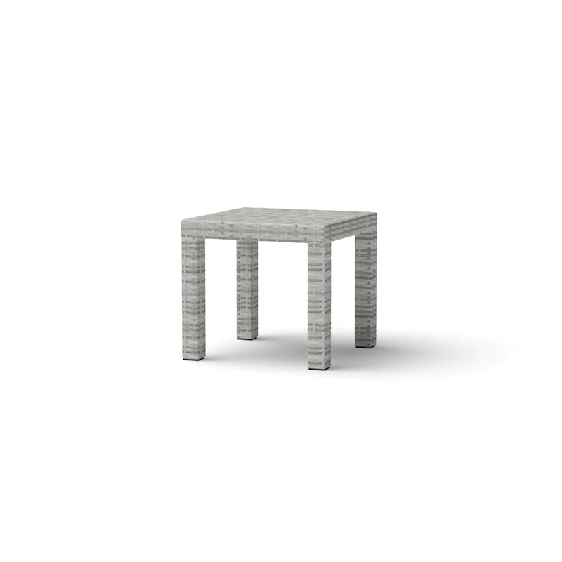 Cannes 5 Piece Aluminum Outdoor Patio Club Chair & Ottoman Set.