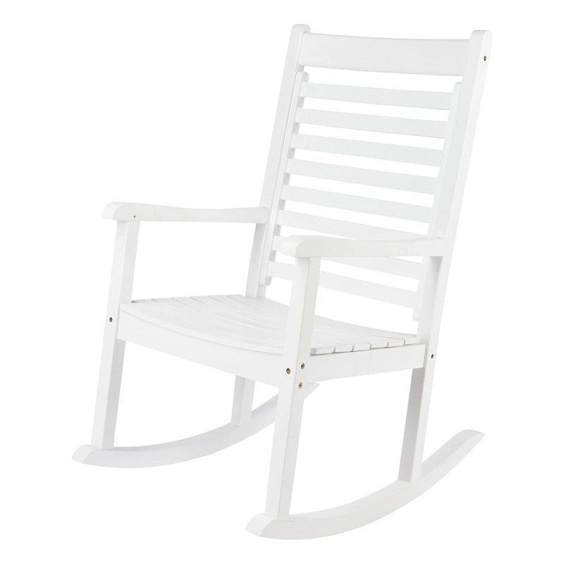 Elemental Modern Oversize Wood Outdoor Patio Rocking Chair