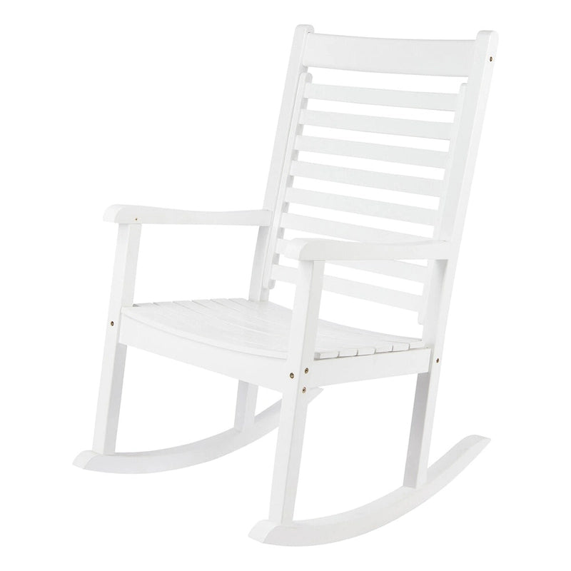 Elemental Modern Oversize Wood Outdoor Patio Rocking Chair