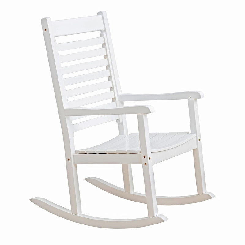 Elemental Modern Oversize Wood Outdoor Patio Rocking Chair