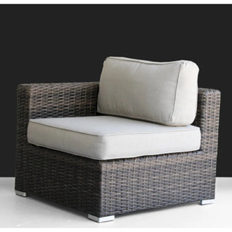 7 Piece Rattan Sectional Seating Group with Cushions