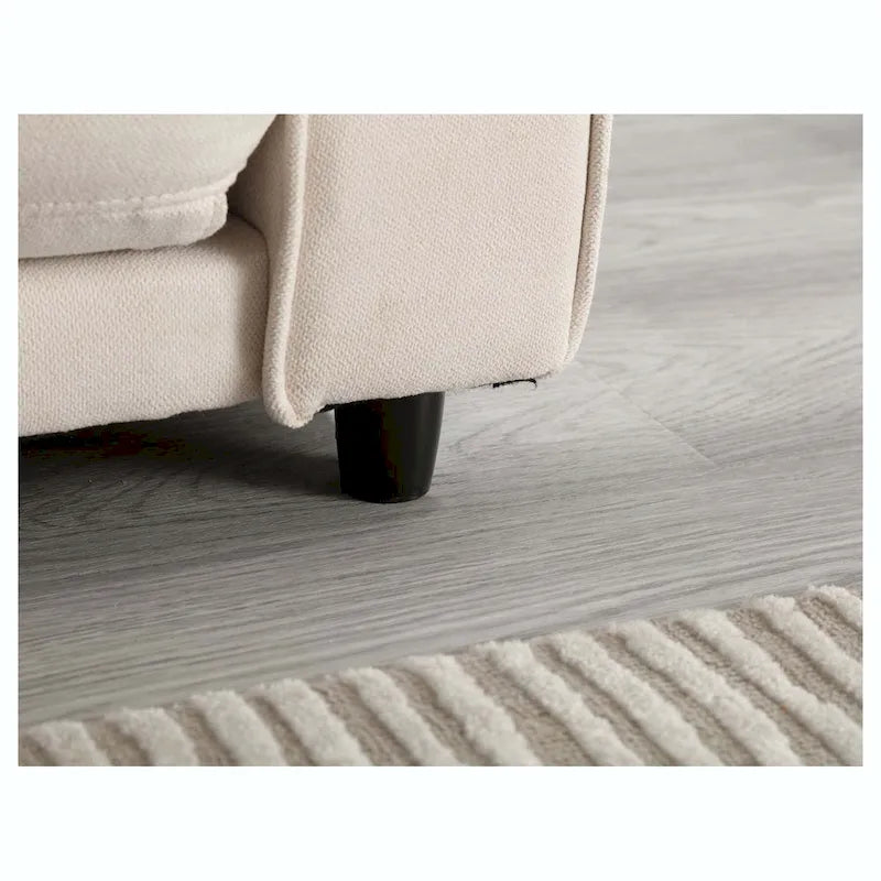 Convertible Futon Sofa Bed - Light Gray, Beige, Dark Gray